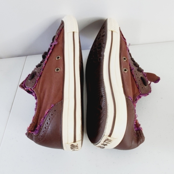 Converse Lord Francis Rubberbottom Sneaker Size M9.5 W11.5 Unisex Wingtip Frayed - Picture 5 of 15